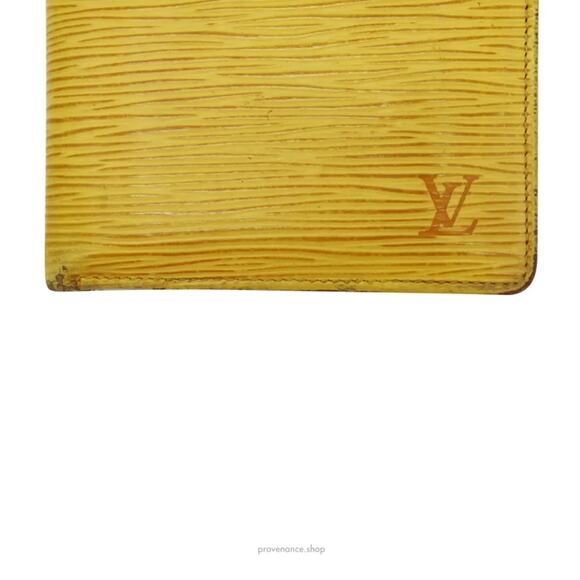 🔴 Louis Vuitton Marco Wallet - Tassil Yellow Epi Leather - Picture 6 of 11